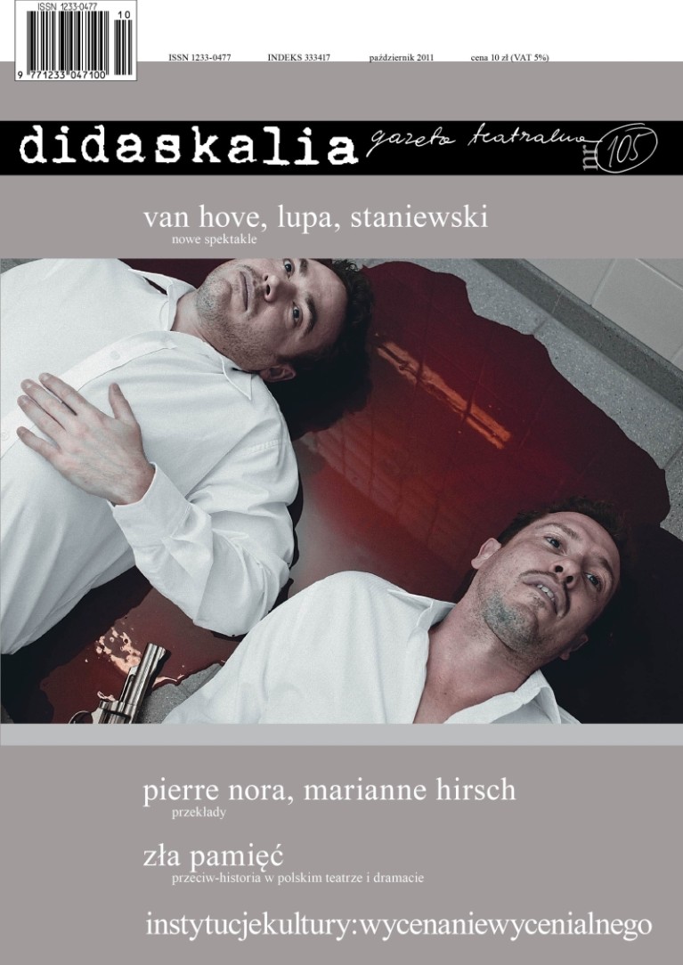 Gazeta Teatralna “Didaskalia” nr 105