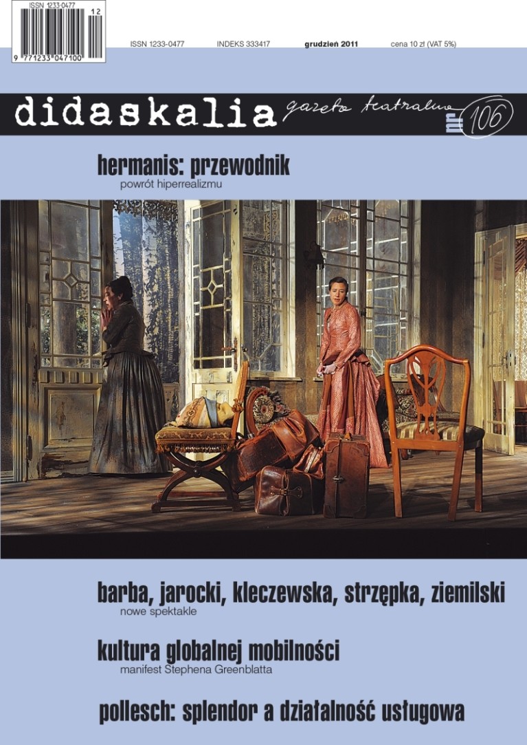 Gazeta Teatralna “Didaskalia” nr 106
