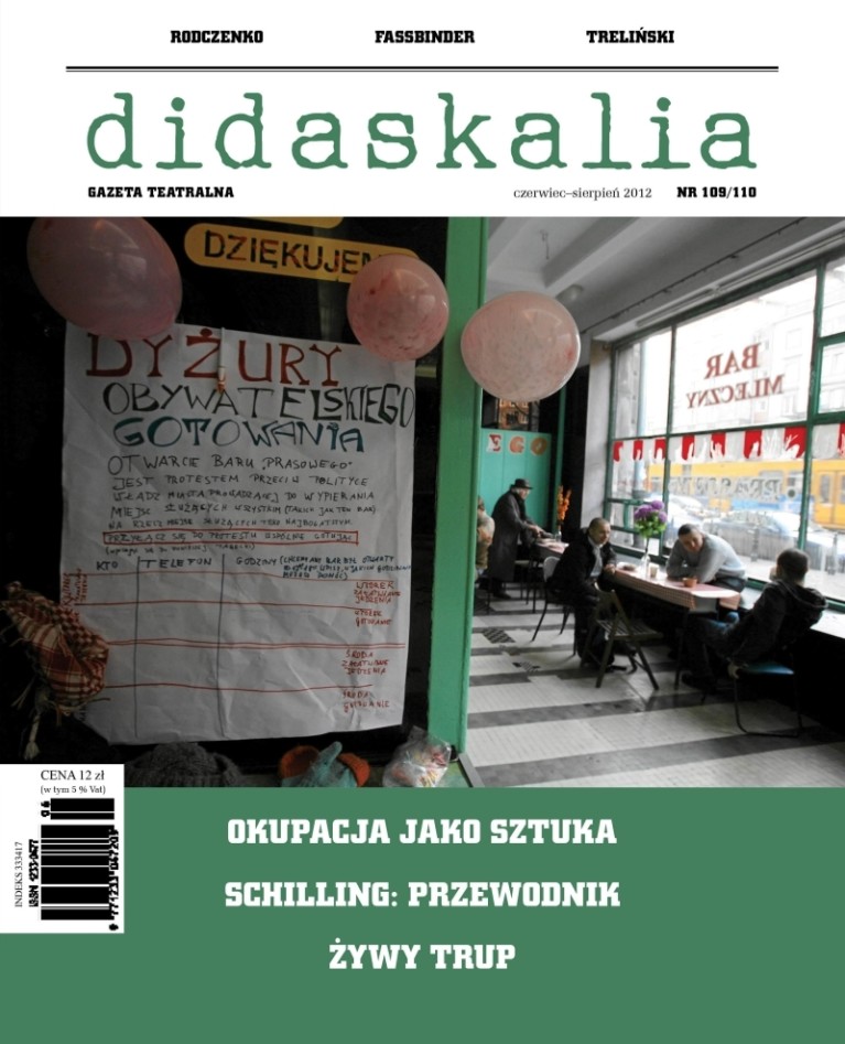 Gazeta Teatralna “Didaskalia” nr 109-110
