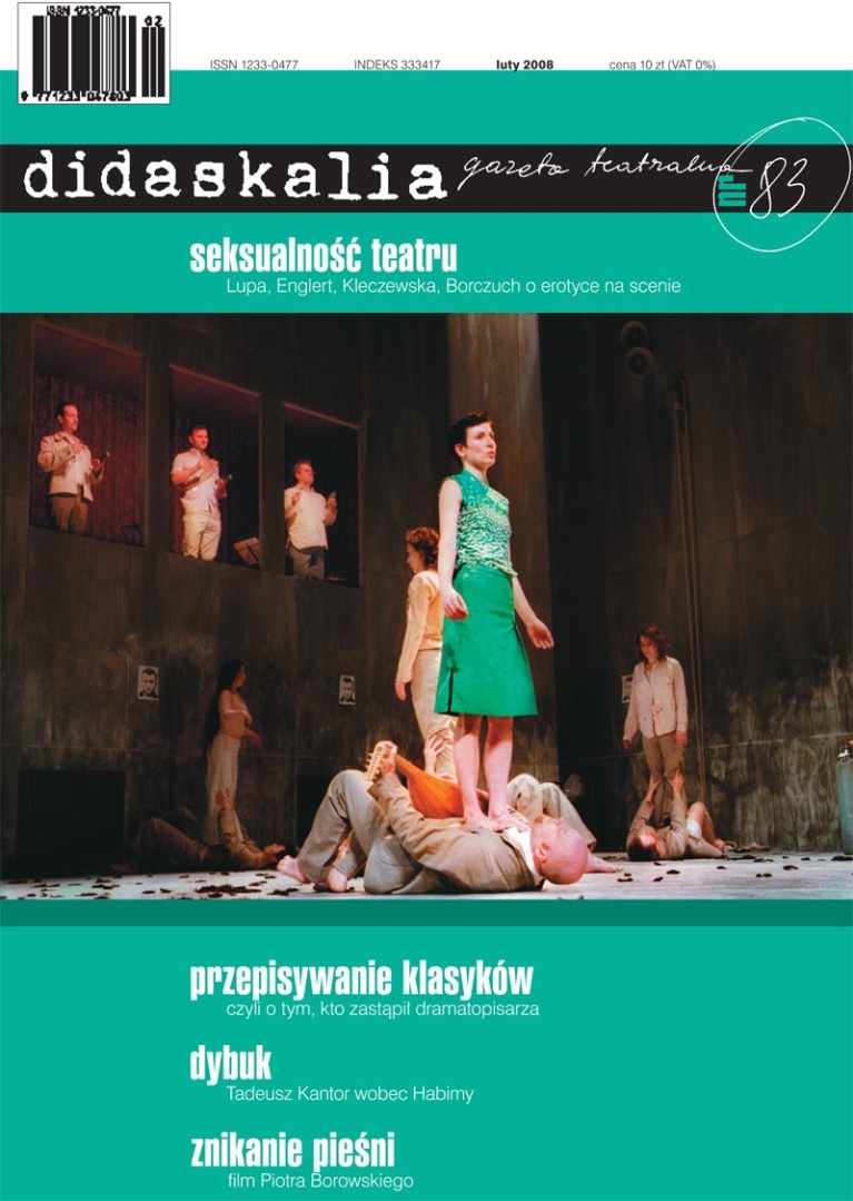 Gazeta Teatralna “Didaskalia” nr 83