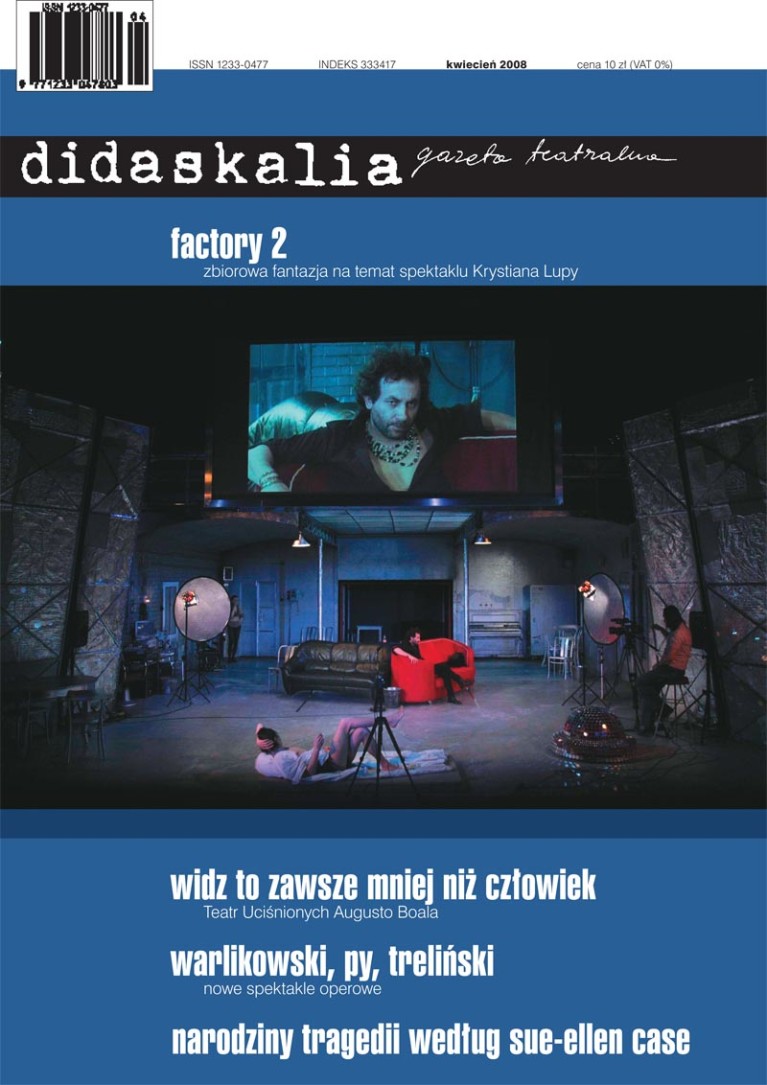 Gazeta Teatralna “Didaskalia” nr 84