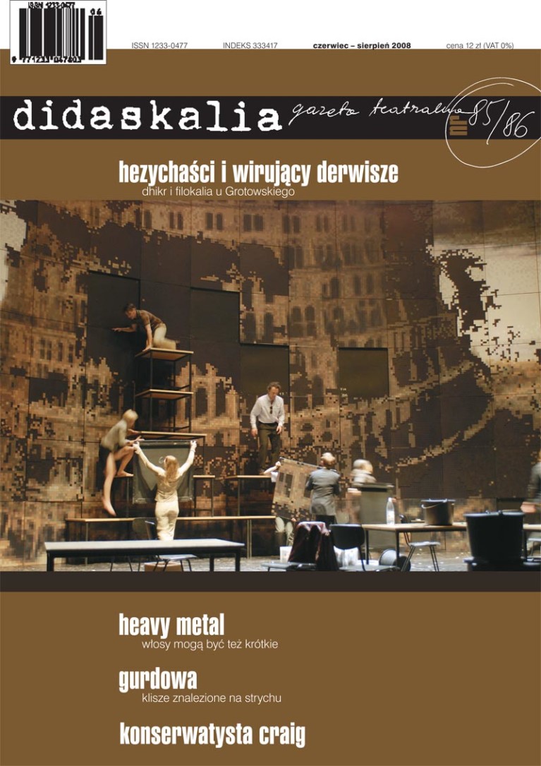 Gazeta Teatralna “Didaskalia” nr 85-86