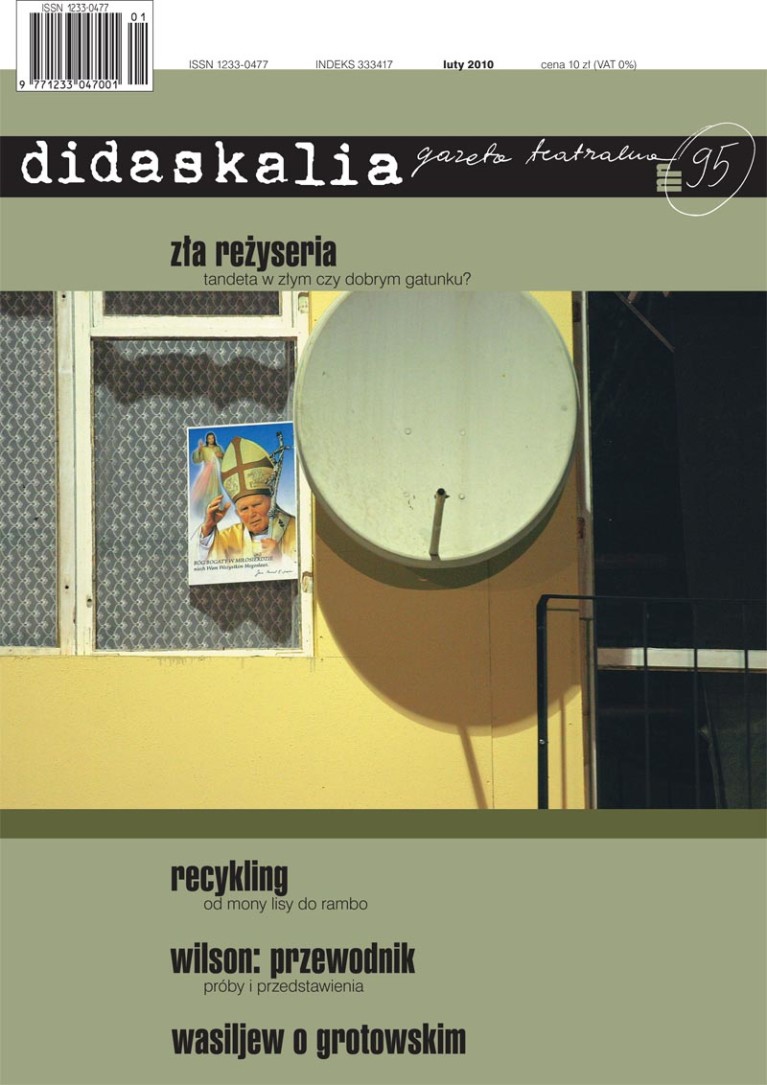 Gazeta Teatralna “Didaskalia” nr 95