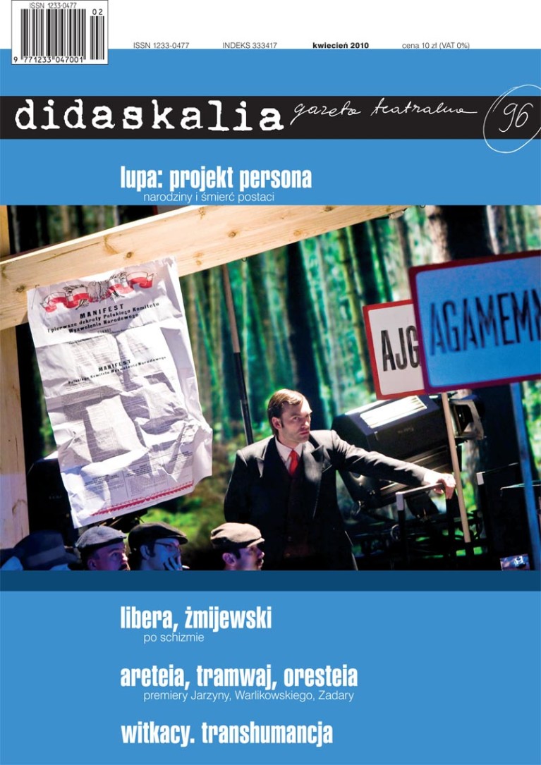 Gazeta Teatralna “Didaskalia” nr 96