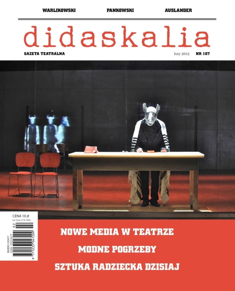 Gazeta Teatralna “Didaskalia” nr 107
