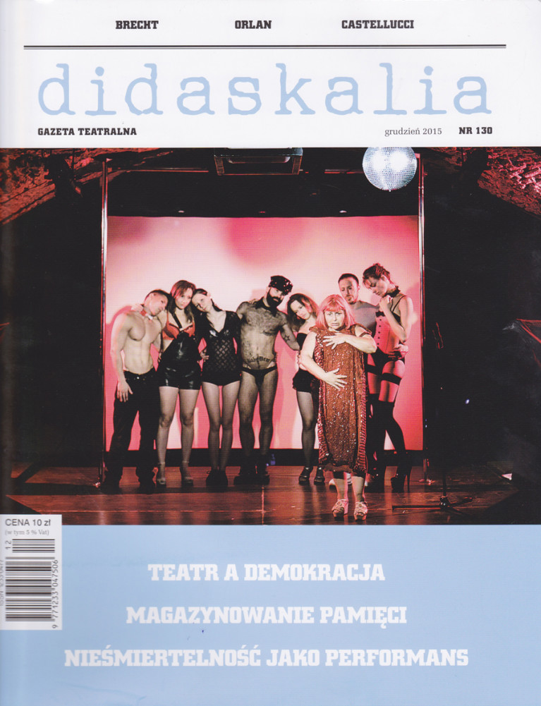 Gazeta Teatralna “Didaskalia” nr 130