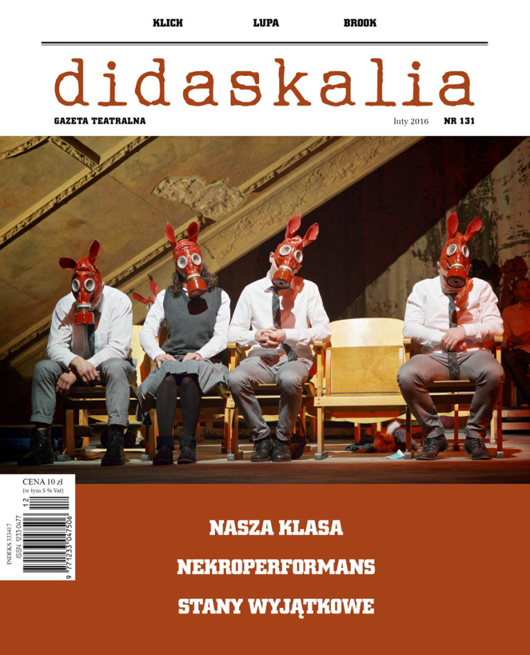 Gazeta Teatralna “Didaskalia” nr 131