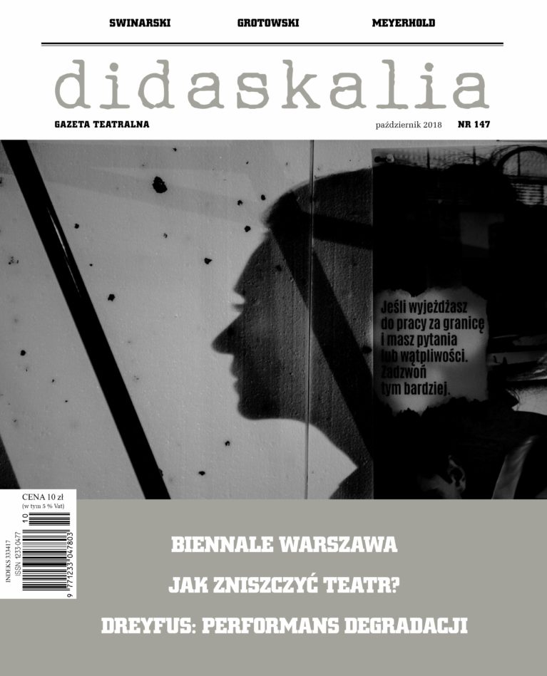Gazeta Teatralna “Didaskalia” nr 147